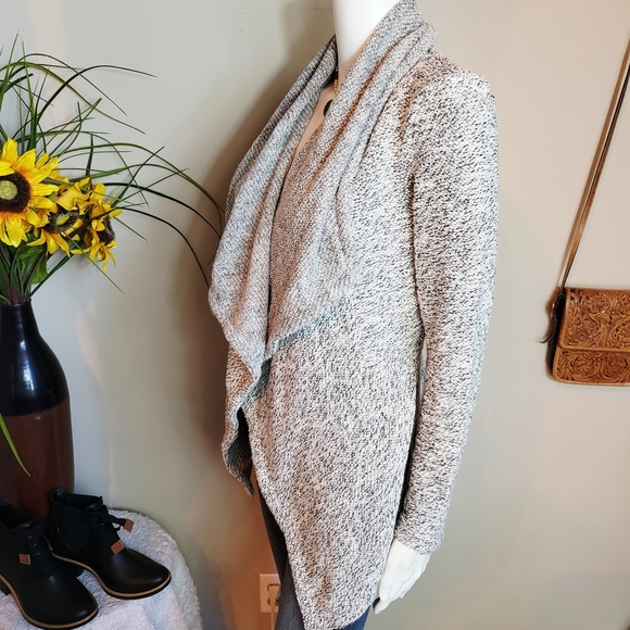 Blank NYC Heathered Gray Women's Cardigan - Picture 4 of 7